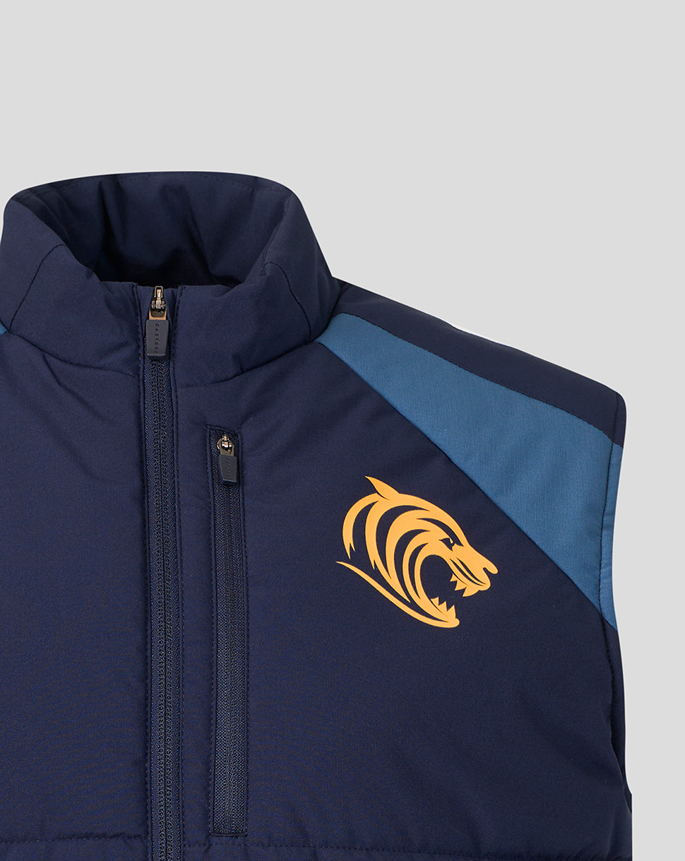 Leicester Tigers Unisex 2026/27 Training Gilet - Navy