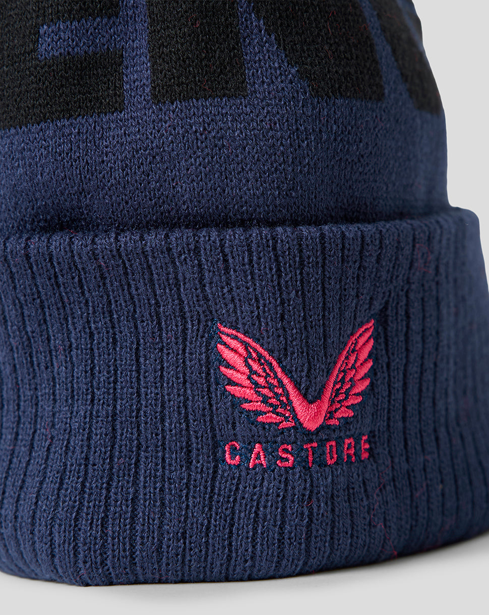 England Rugby Unisex 26/27 Bobble Beanie Hat - Rhodonite - Rhodonite