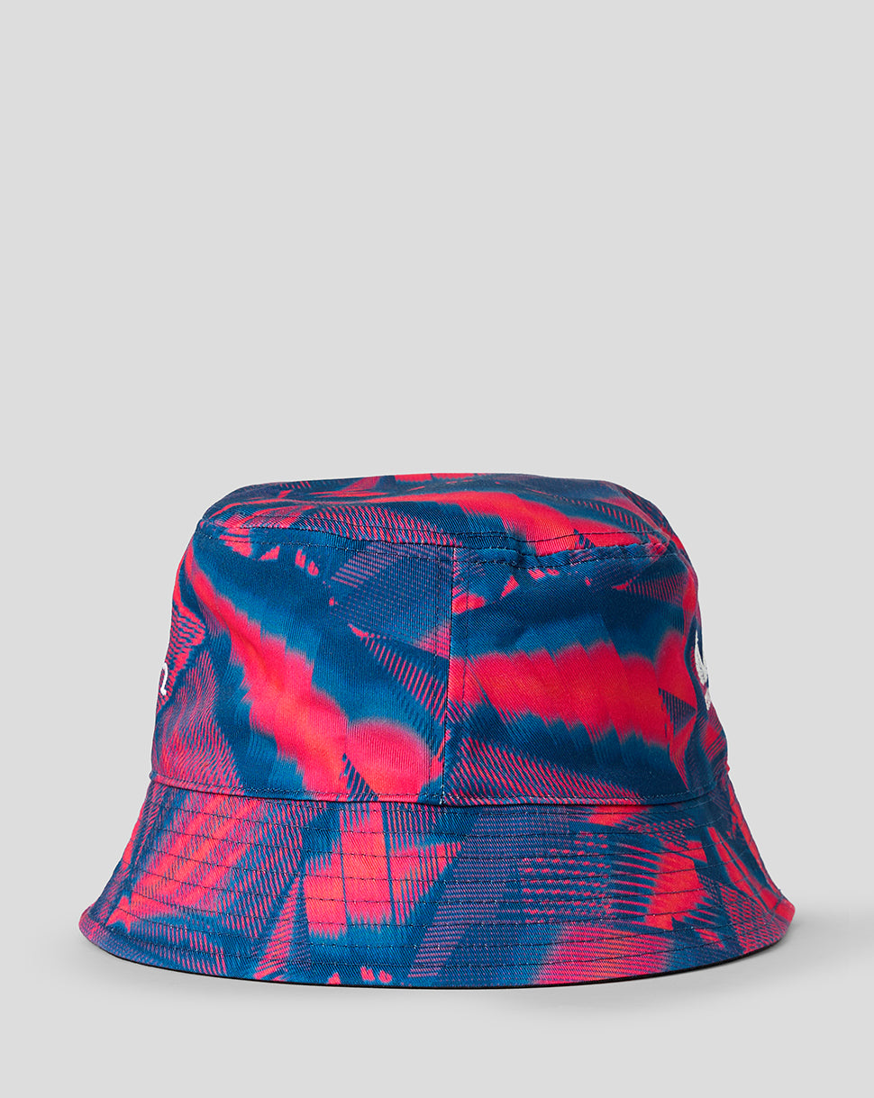England Rugby Unisex 26/27 Reversible Bucket Hat - Rhodonite