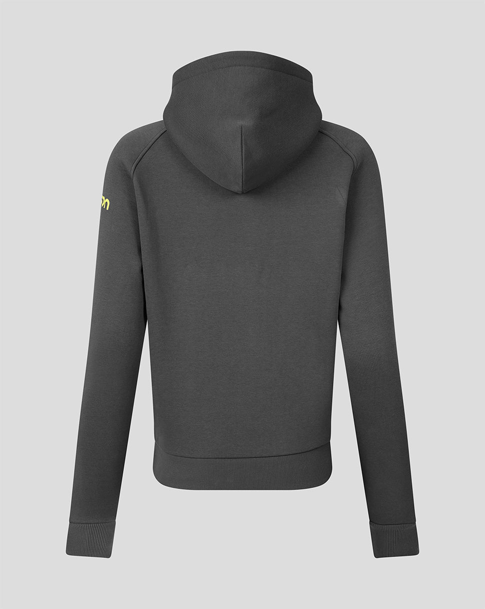 Bath Rugby Damen 2026/27 Travel Adapt Fleece Hoodie - Gunmetal