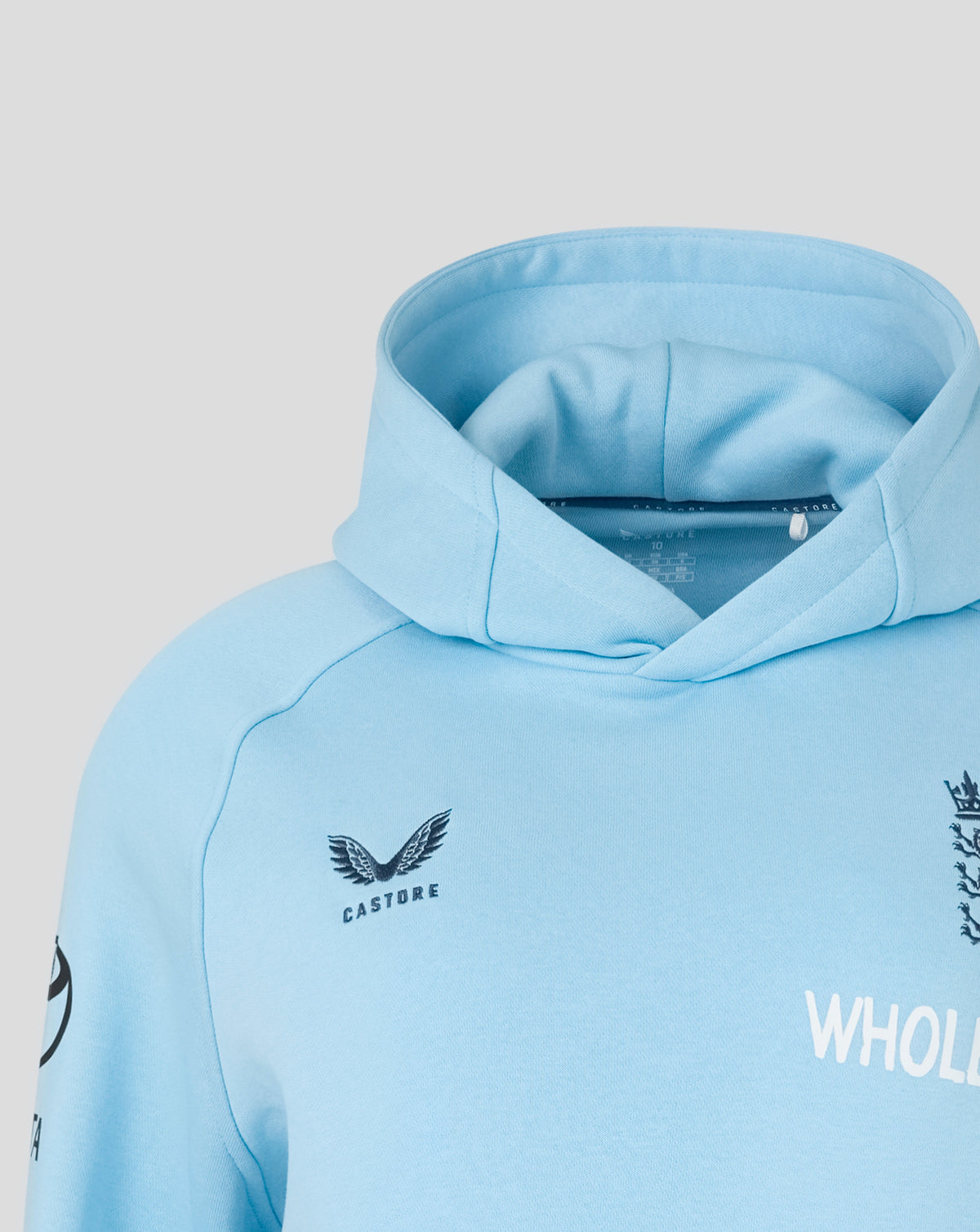 England Cricket Damen 26/27 Off Pitch Hoodie - Blau