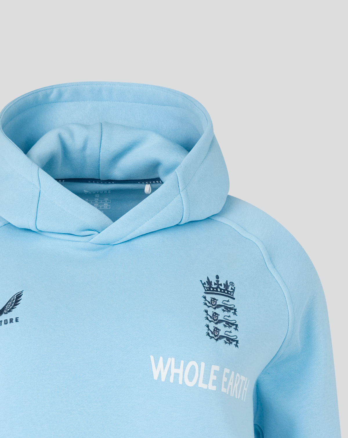 England Cricket Damen 26/27 Off Pitch Hoodie - Blau