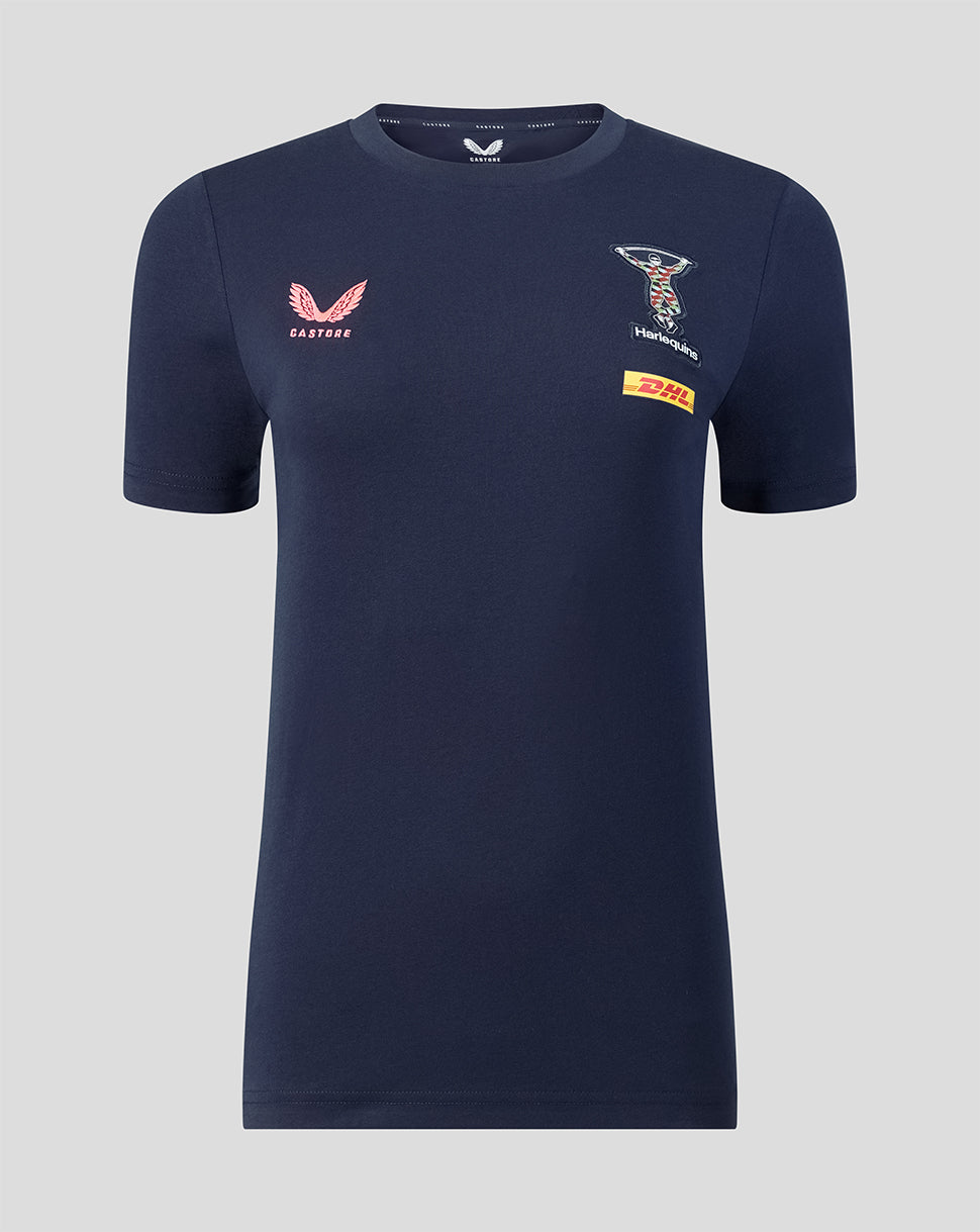 Camiseta Harlequins Mujer 2026/27 Travel - Azul marino