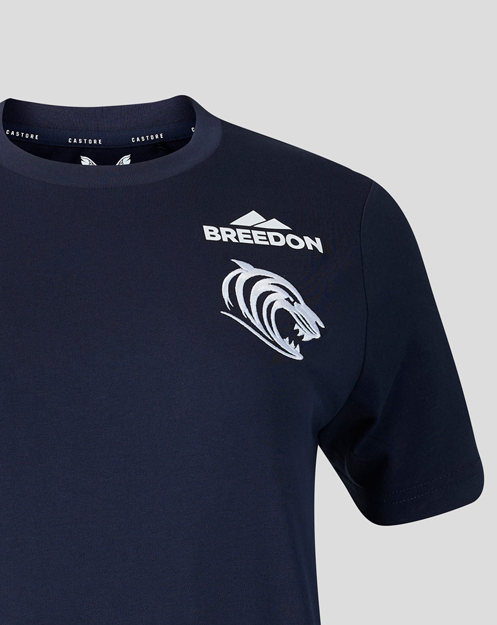 Leicester Tiger Dames 2026/27 Travel T-shirt - Marineblauw