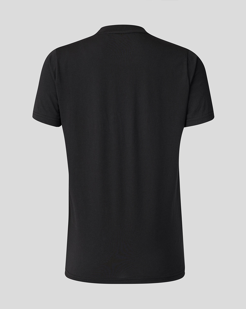 England Rugby Women's 26/27 Travel T-Shirt - Black - Black