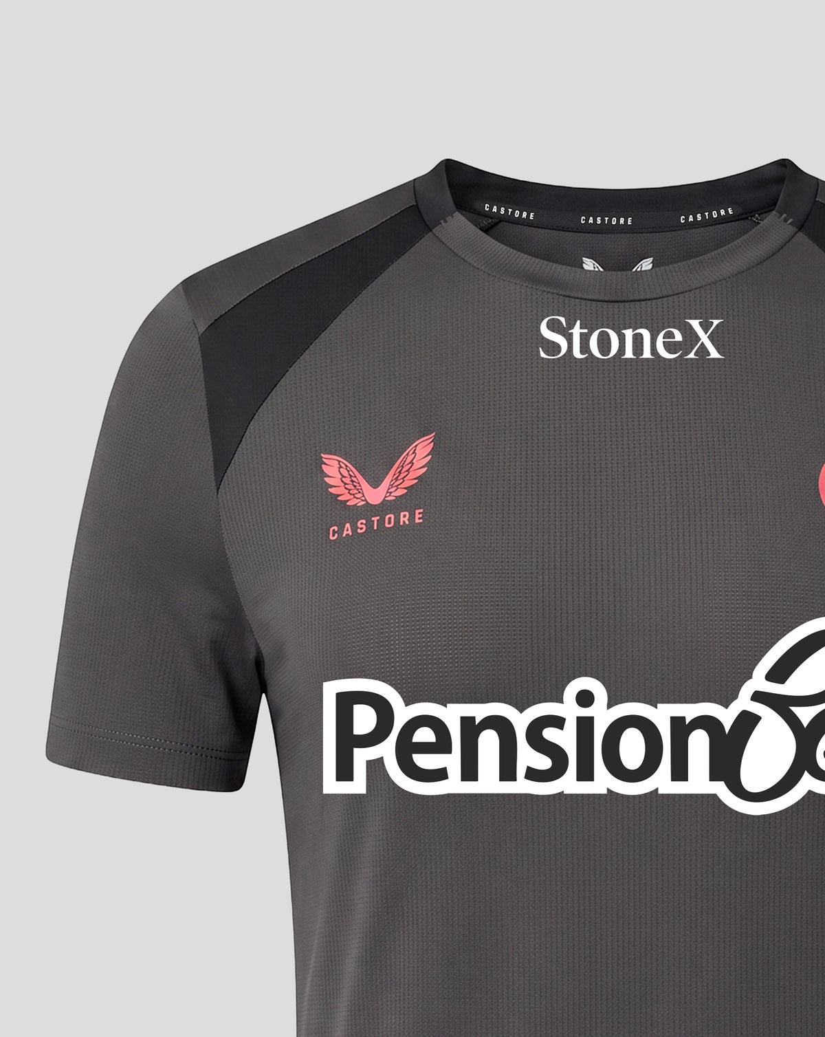 Camiseta Saracens Mujer 2026/27 Training – Gris - Gris/Negro