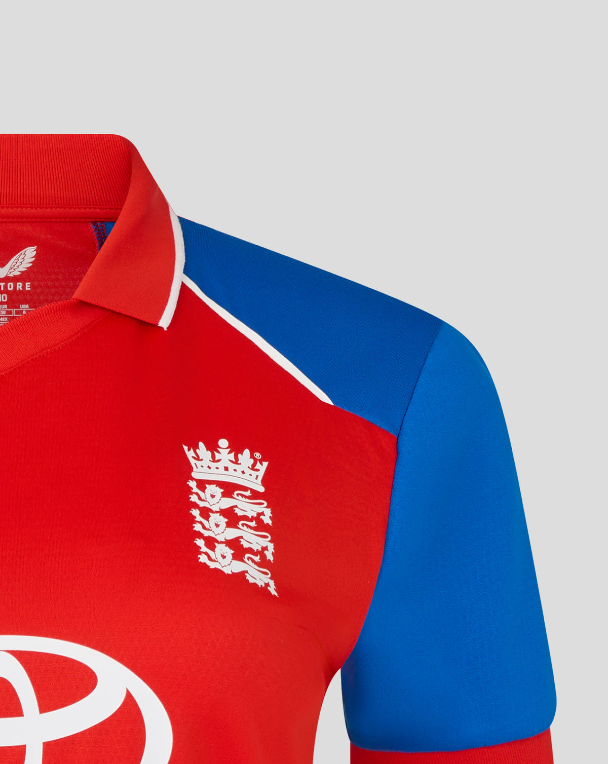 England Cricket Women's 26/27 T20 Pro Short Sleeve Shirt - Red