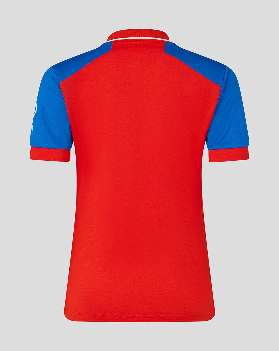 England Cricket dames 26/27 T20 WWC shirt met korte mouw - Rood