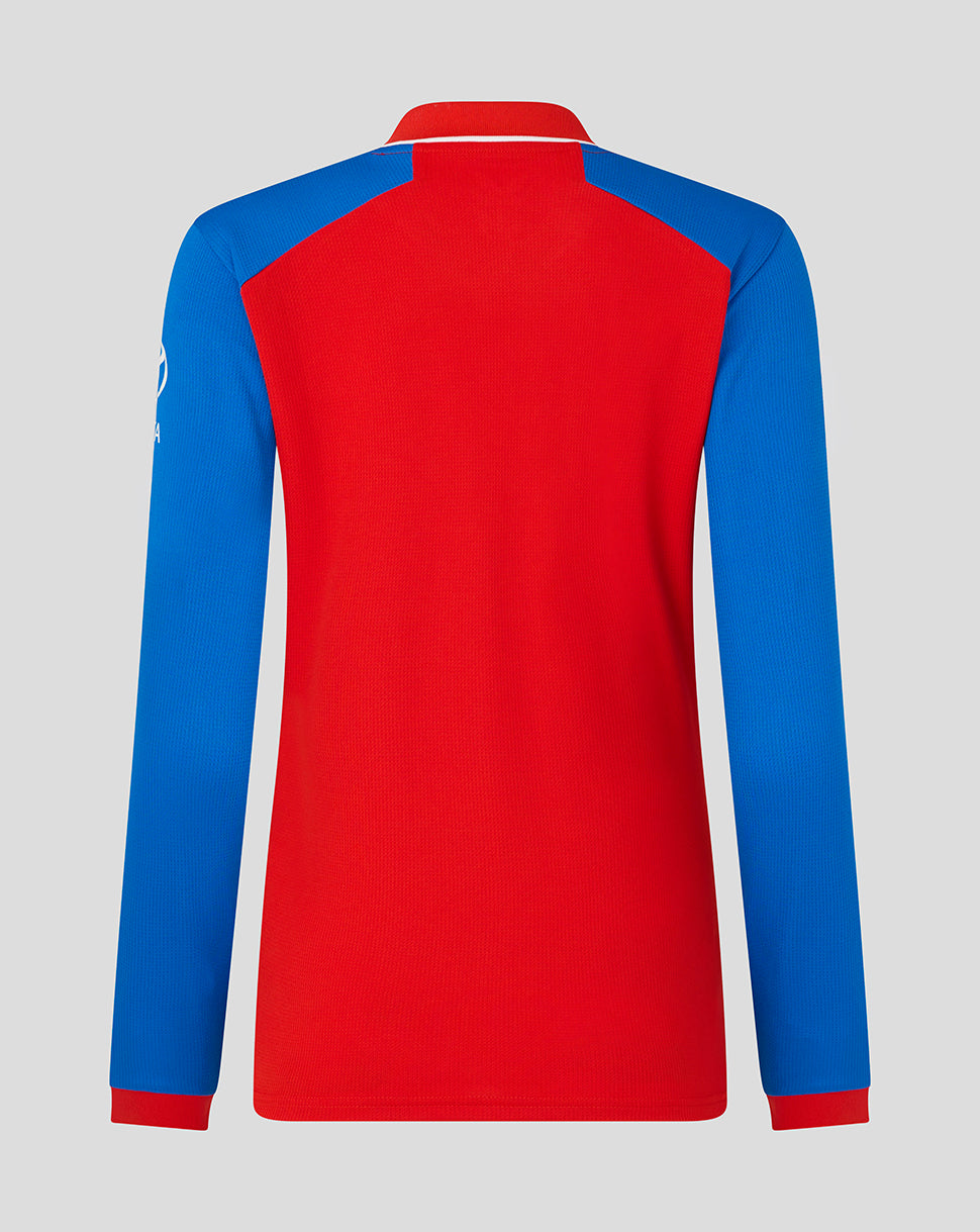 England Cricket Damen-Langarm-Trikot 26/27 T20 WWC Replica - Rot