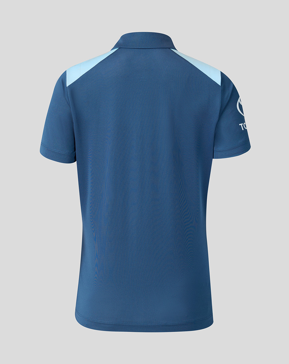 England Cricket Dames 26/27 Training Poloshirt - Blauw