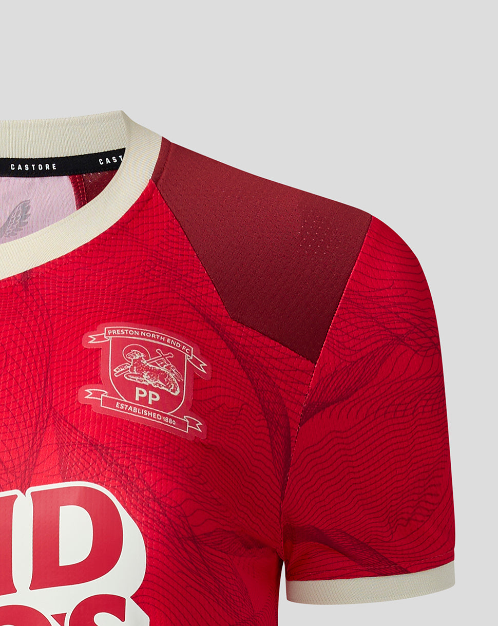 Preston North End dames 2026/27 Third shirt met korte mouw - Rood