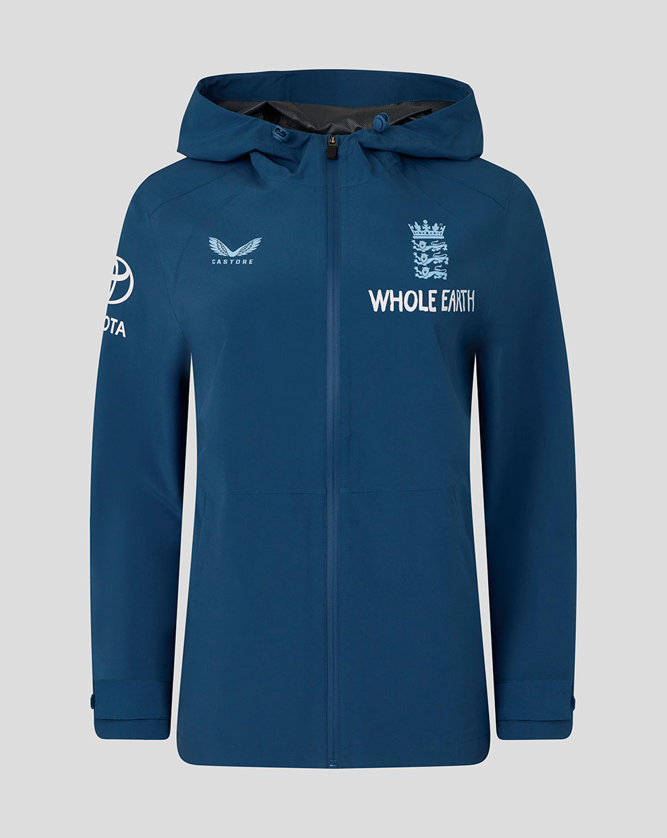 Chaqueta de lluvia England Cricket 26/27 Training de mujer - Azul