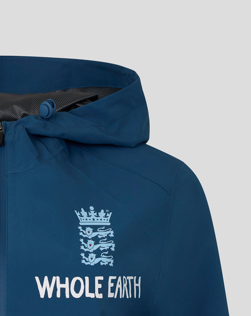 Chaqueta de lluvia England Cricket 26/27 Training de mujer - Azul