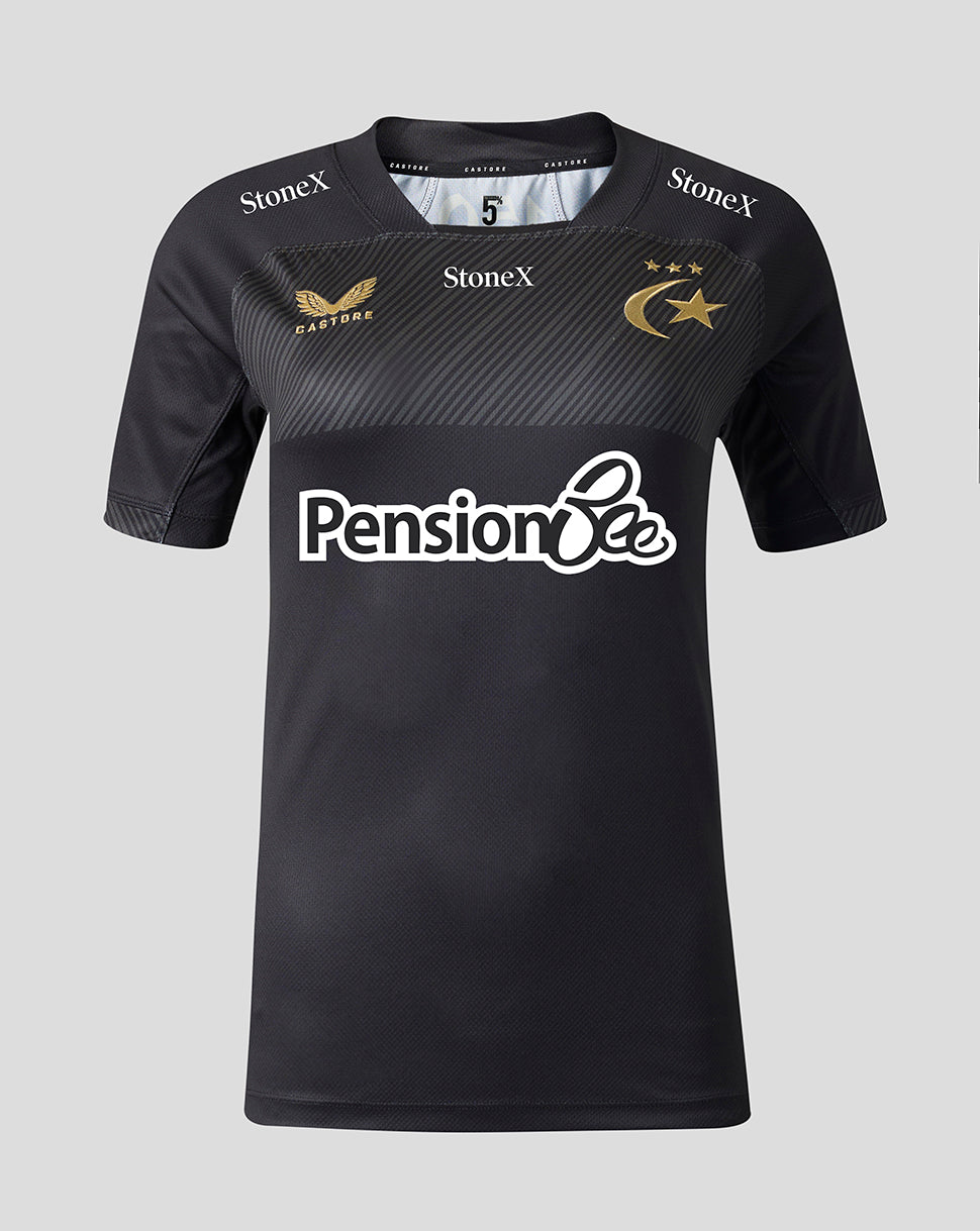 Saracens Dames 2026/27 Thuis Replica Shirt - Zwart