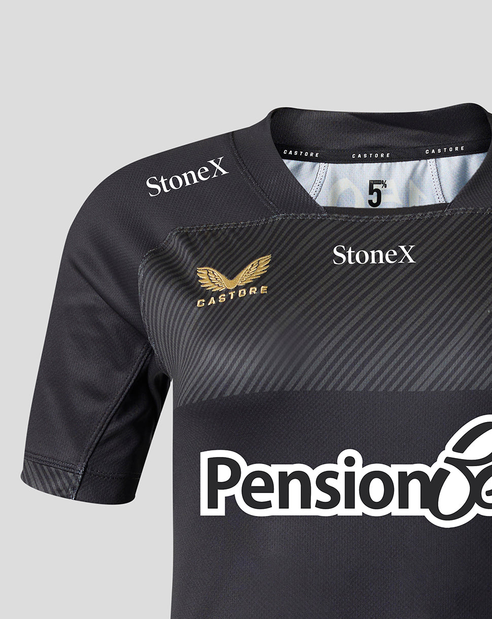Saracens Dames 2026/27 Thuis Replica Shirt - Zwart