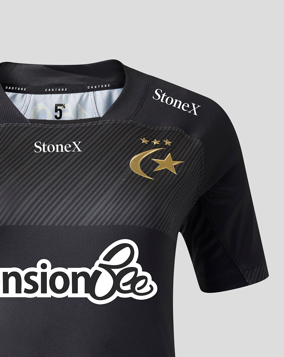 Saracens Dames 2026/27 Thuis Replica Shirt - Zwart
