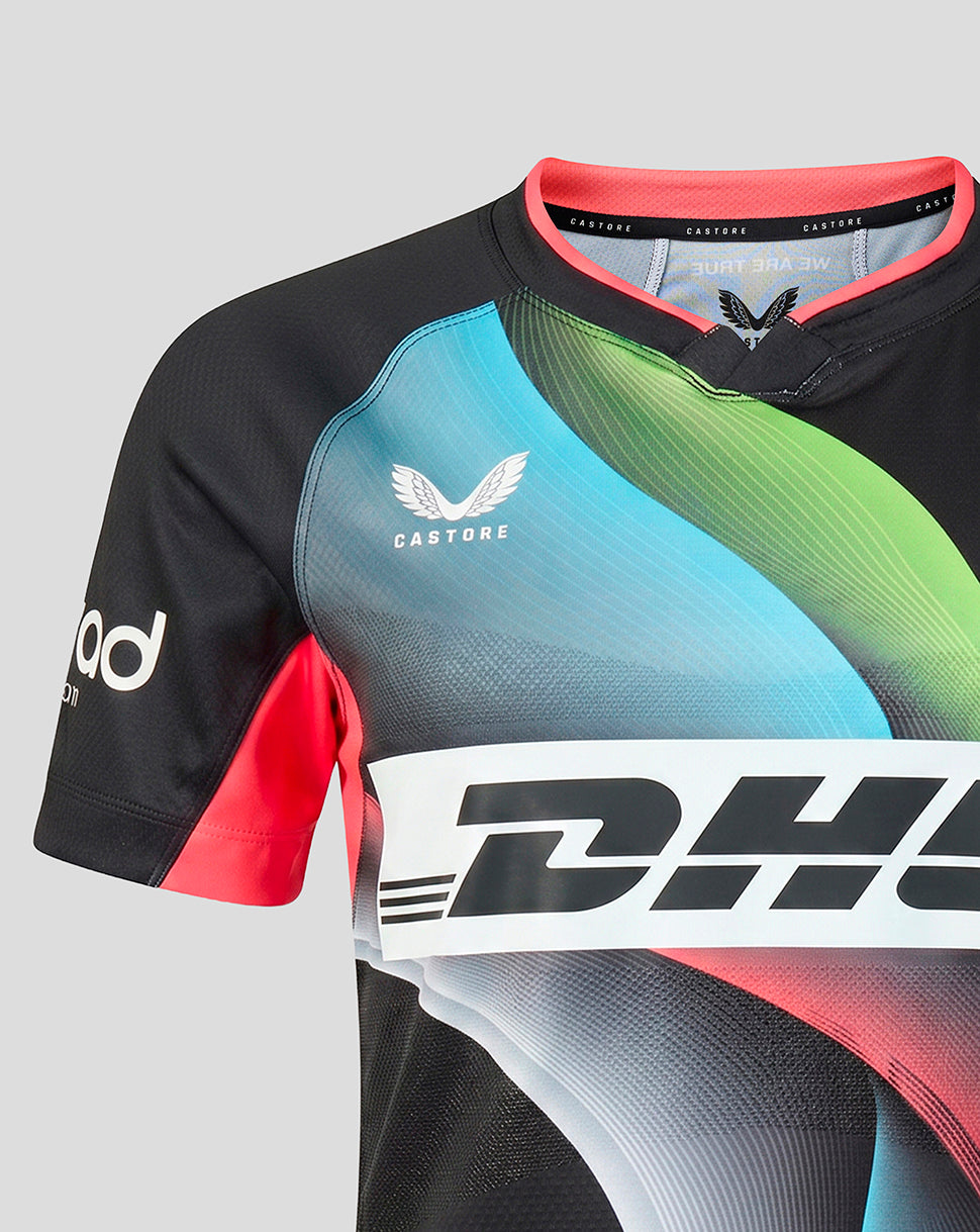 Harlequins Damen 2026/27 Ausweich Pro Trikot - Schwarz/Mehrfarbig