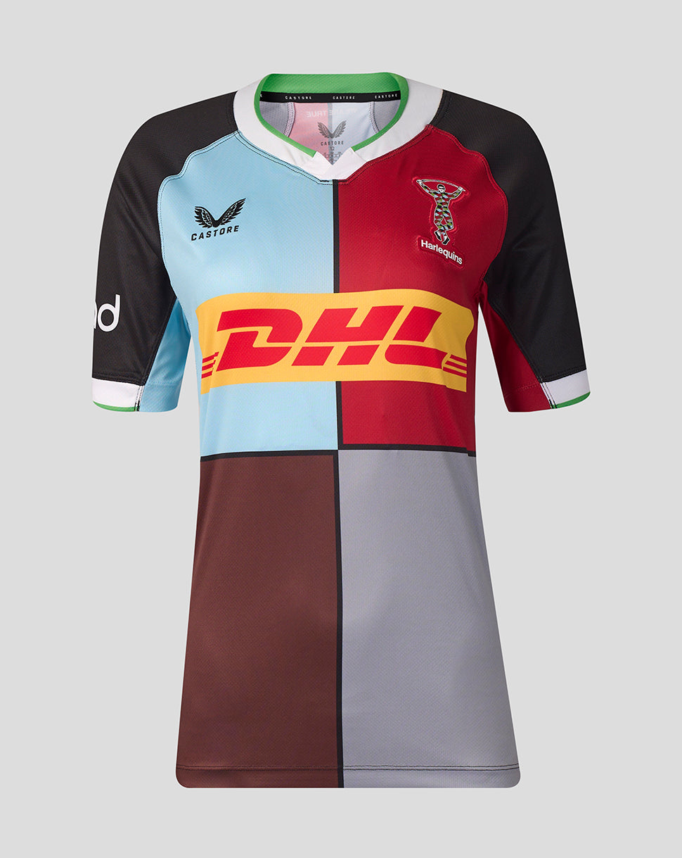 Harlequins Dames 2026/27 Thuis Replica Shirt - Zwart