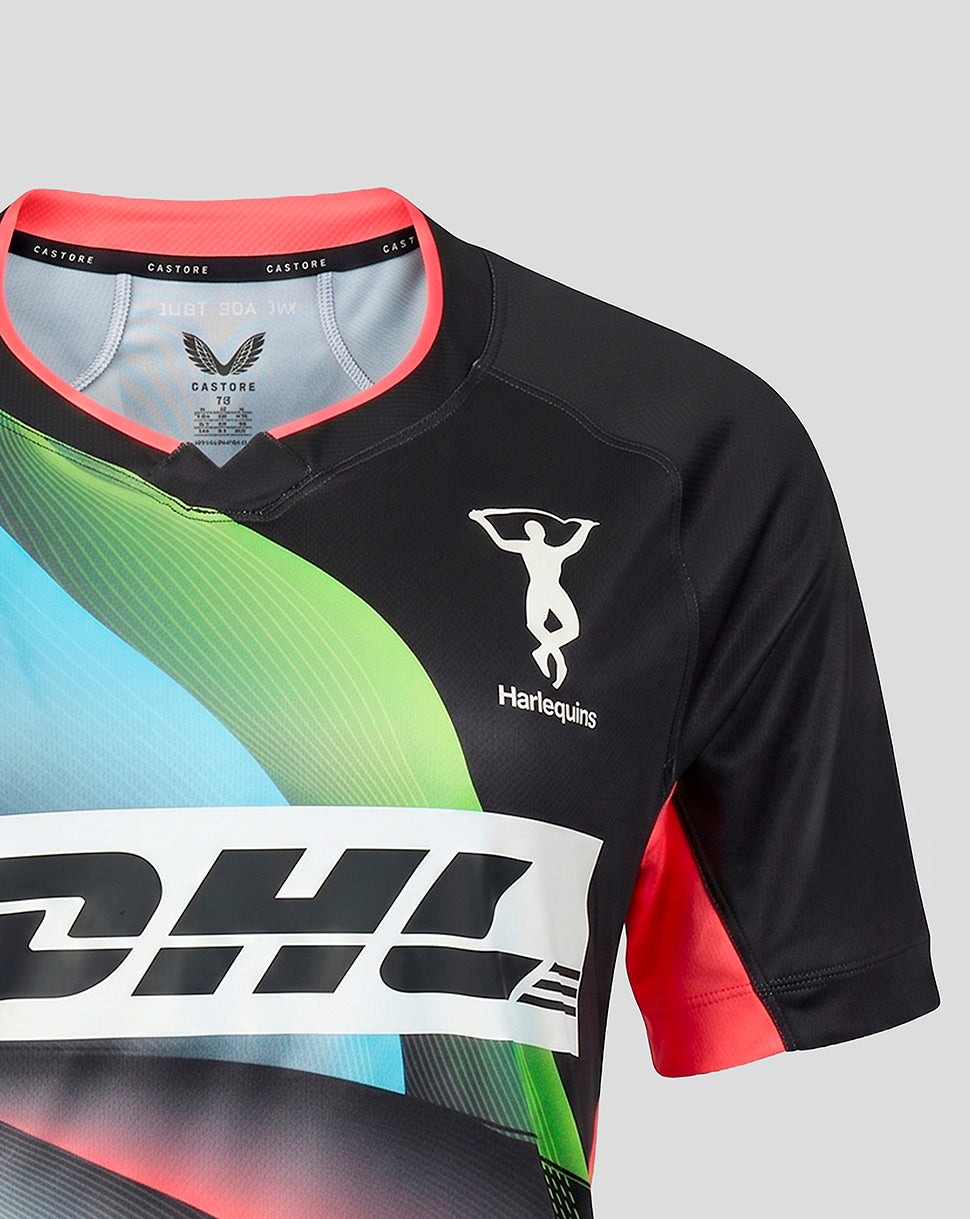 Harlequins Dames 2026/27 Derde Replica Shirt - Zwart/Meerkleurig