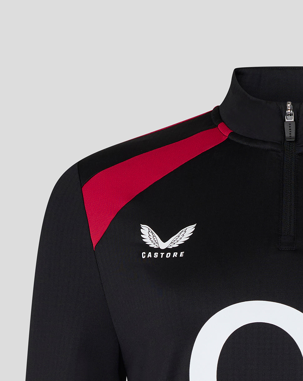 England Rugby Women's 26/27 Training Midlayer Top - Black - Black