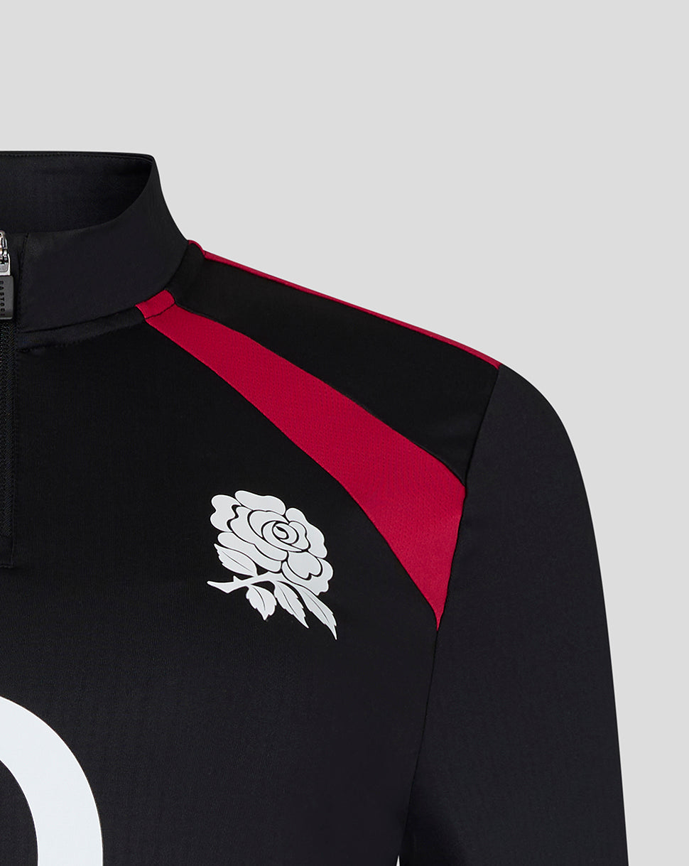 England Rugby Women's 26/27 Training Midlayer Top - Black - Black