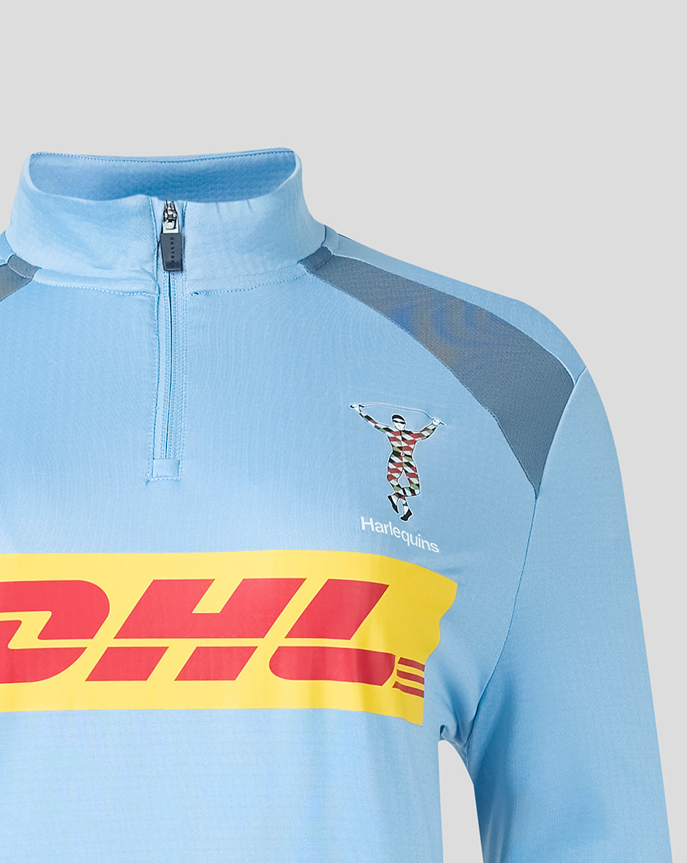 Harlequins Women's 2026/27 Training Quarter Zip Top - Blue