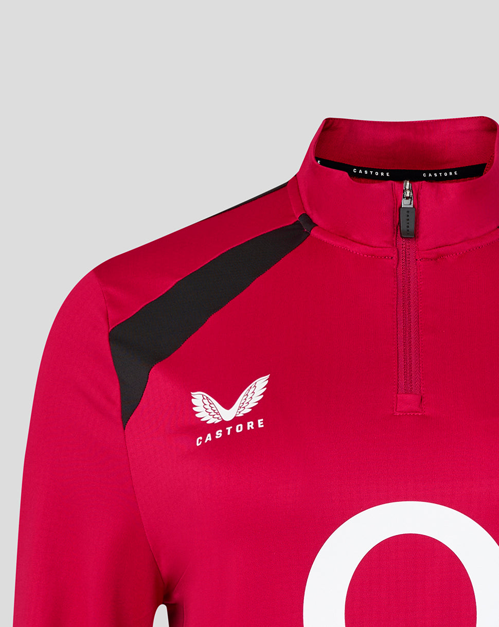Capa intermedia England Rugby Mujer 26/27 Training Prenda superior – Rojo - Rojo