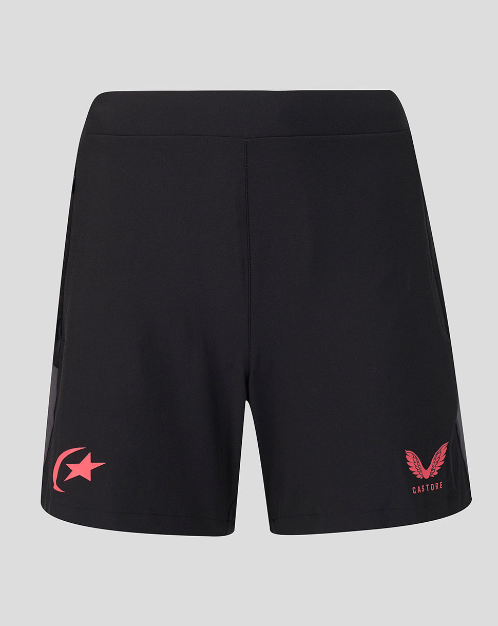 Saracens Women's 2026/27 Training Shorts - Black - Black/Grey