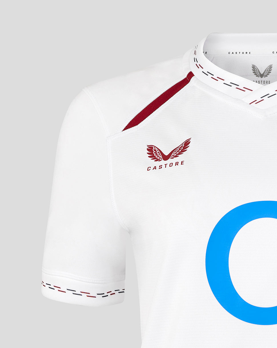 England Rugby Dames 26/27 thuisreplica-shirt met korte mouwen – Wit - Wit