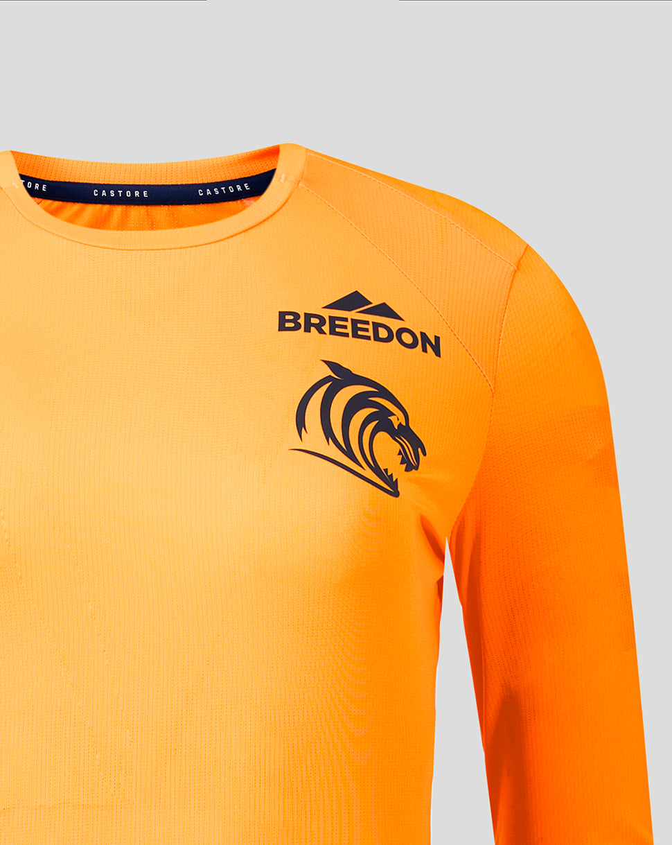 Leicester Tiger dames trainingsshirt met lange mouwen 2026/27 - Oranje - Oranje