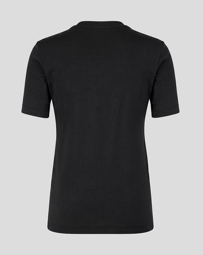 black shirt on a white background