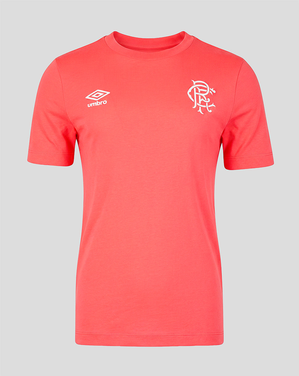 Rangers FC Damen 2026/27 Presentation T-Shirt – Koralle - Koralle
