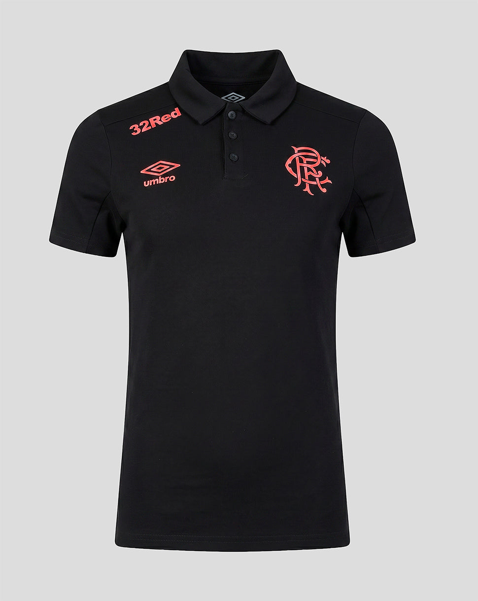 Rangers FC Herren 2026/27 Presentation Poloshirt – Caviar - Caviar