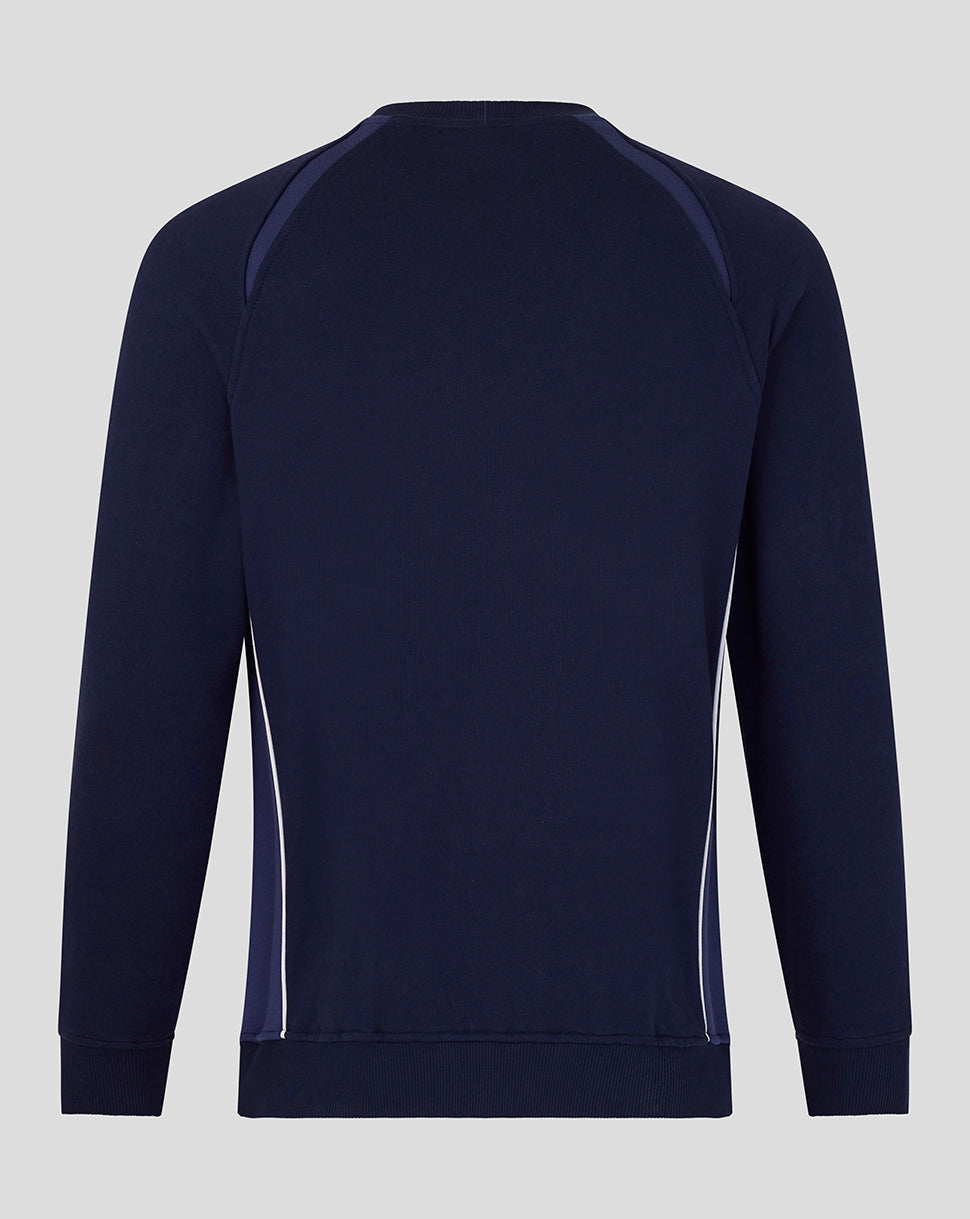Rangers Unisex 25/26 Panelled Sweatshirt - Navy - Navy/Blue