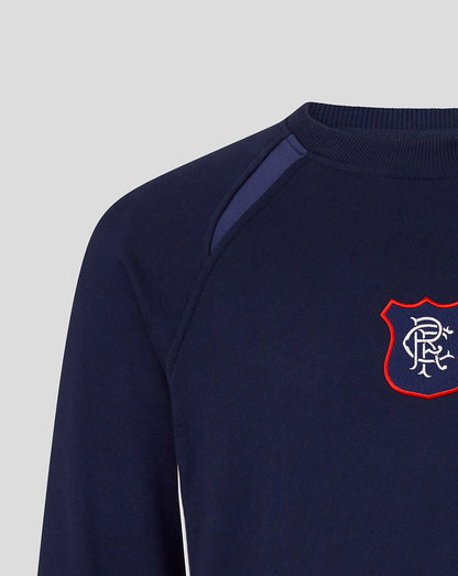 Rangers Unisex 25/26 Panelled Sweatshirt - Navy