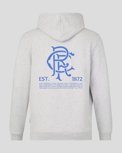 Rangers Unisex 25/26 Art of Football Hoodie - Grey