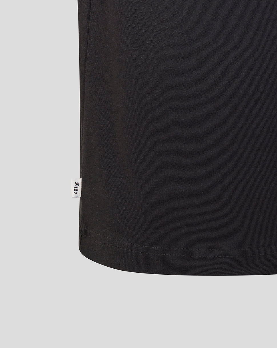 Rangers Unisex 25/26 Art of Football T-Shirt - Black