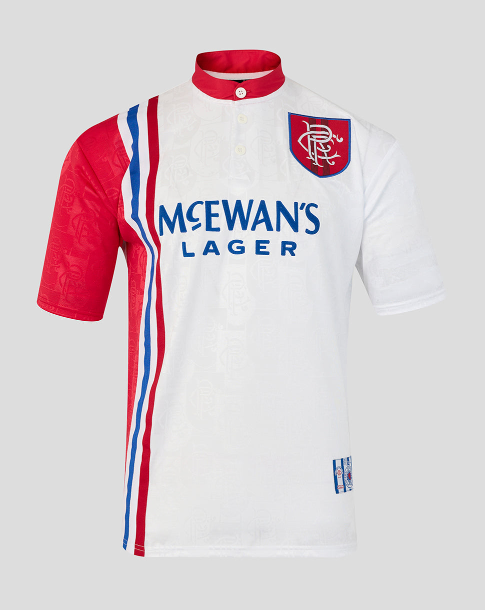 Rangers Unisex Retro 1996-97 Auswärts Trikot - Weiss