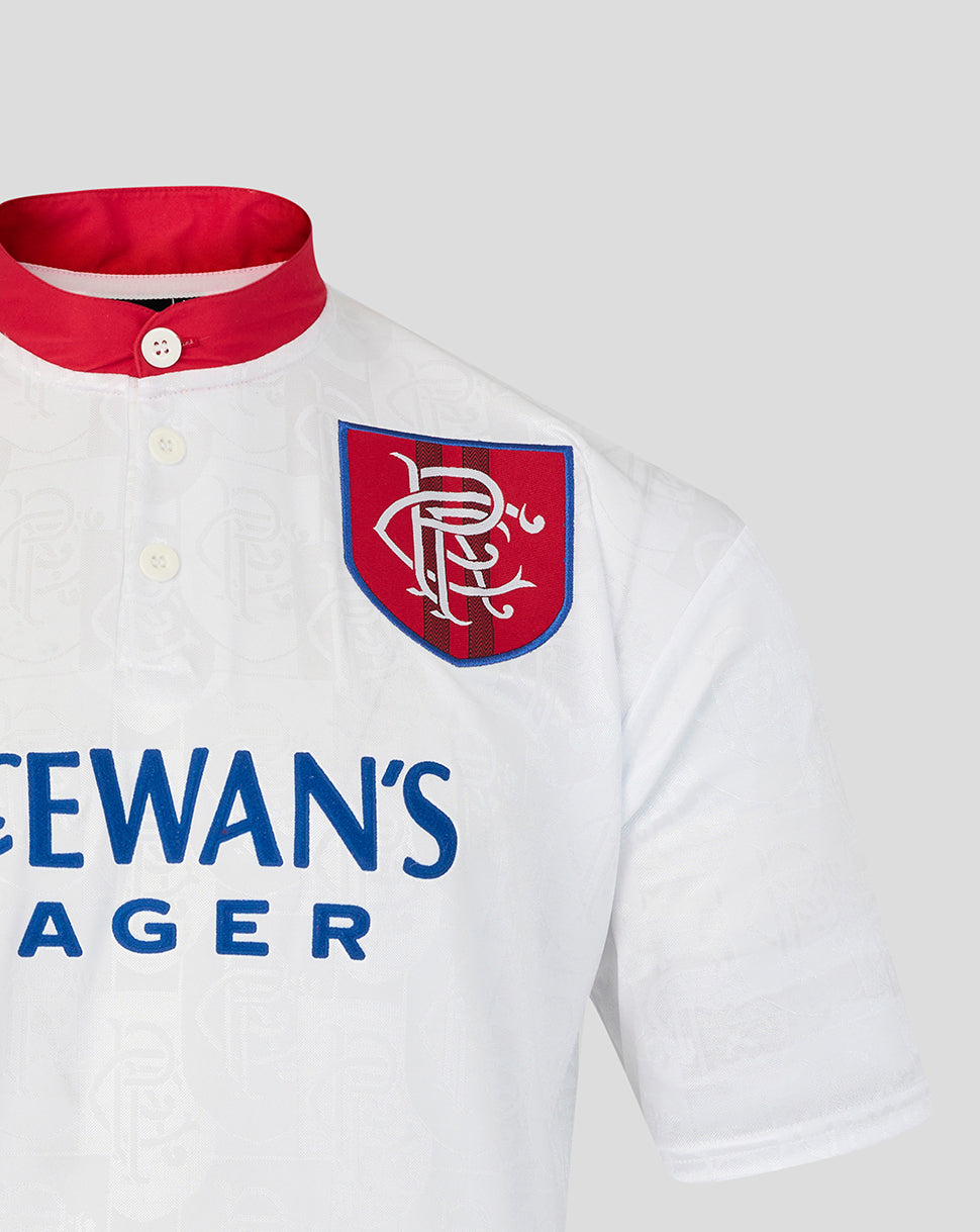 Rangers Unisex Retro 1996-97 Auswärts Trikot - Weiss