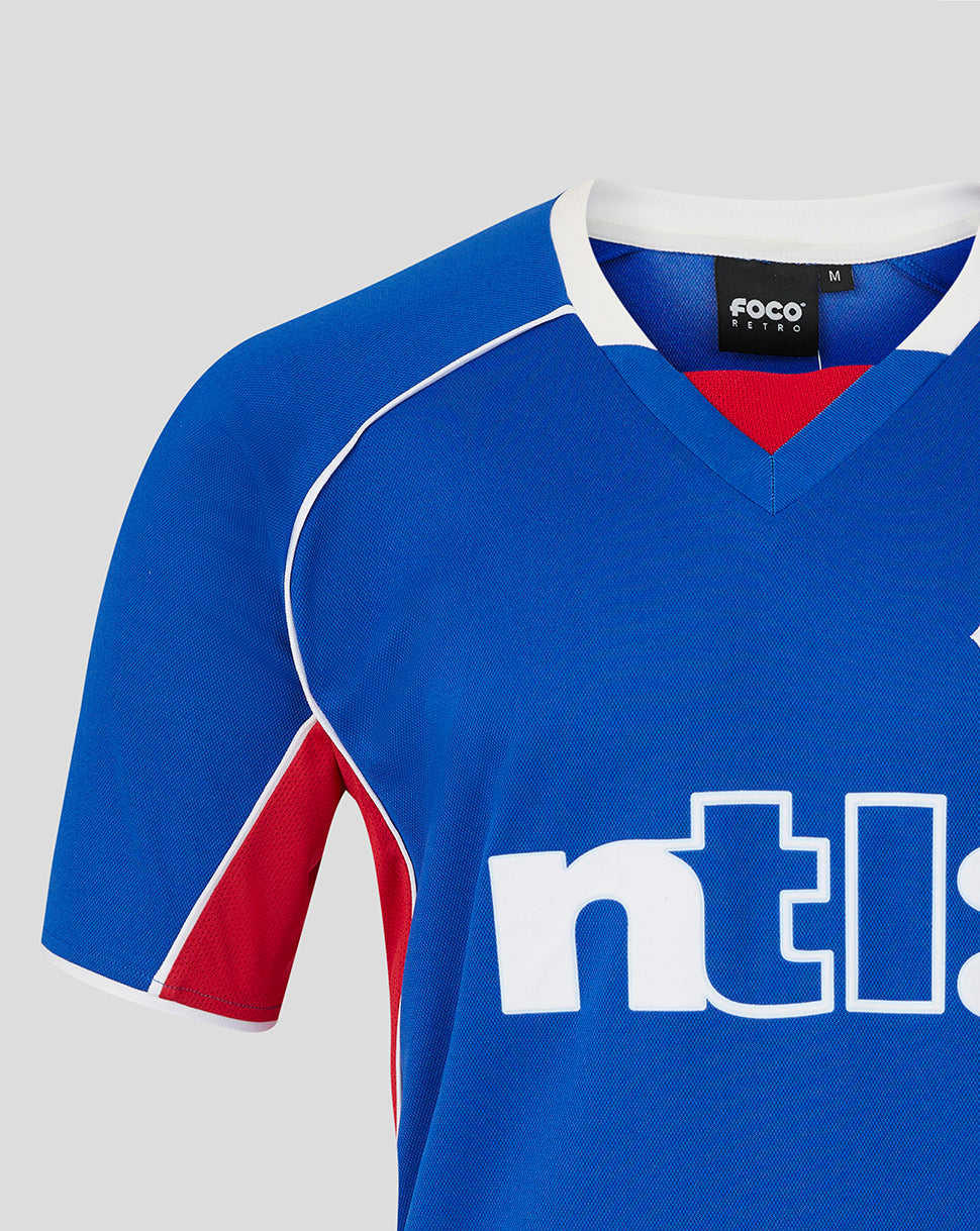 Rangers Unisex Retro 2001-02 Heim Trikot - Blau
