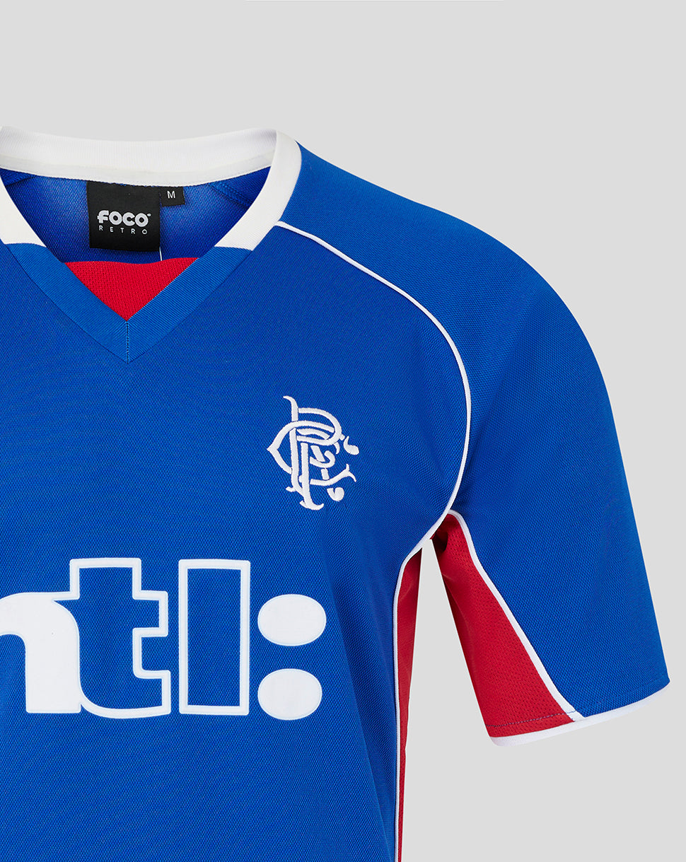 Rangers Unisex Retro 2001-02 Heim Trikot - Blau