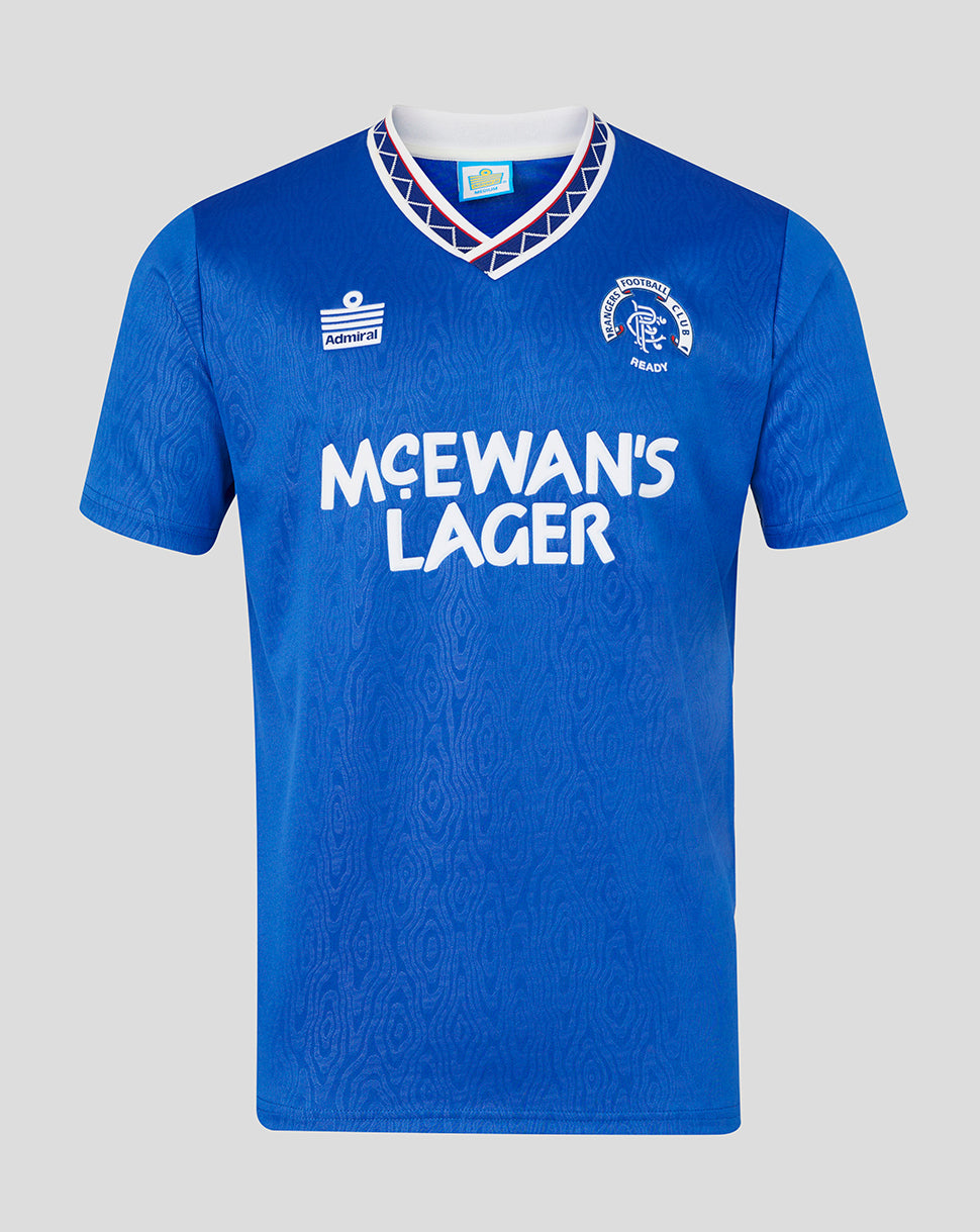Rangers Unisex Retro 1990-92 Heim Trikot - Blau