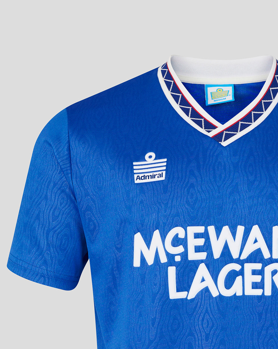 Rangers Unisex Retro 1990-92 Heim Trikot - Blau