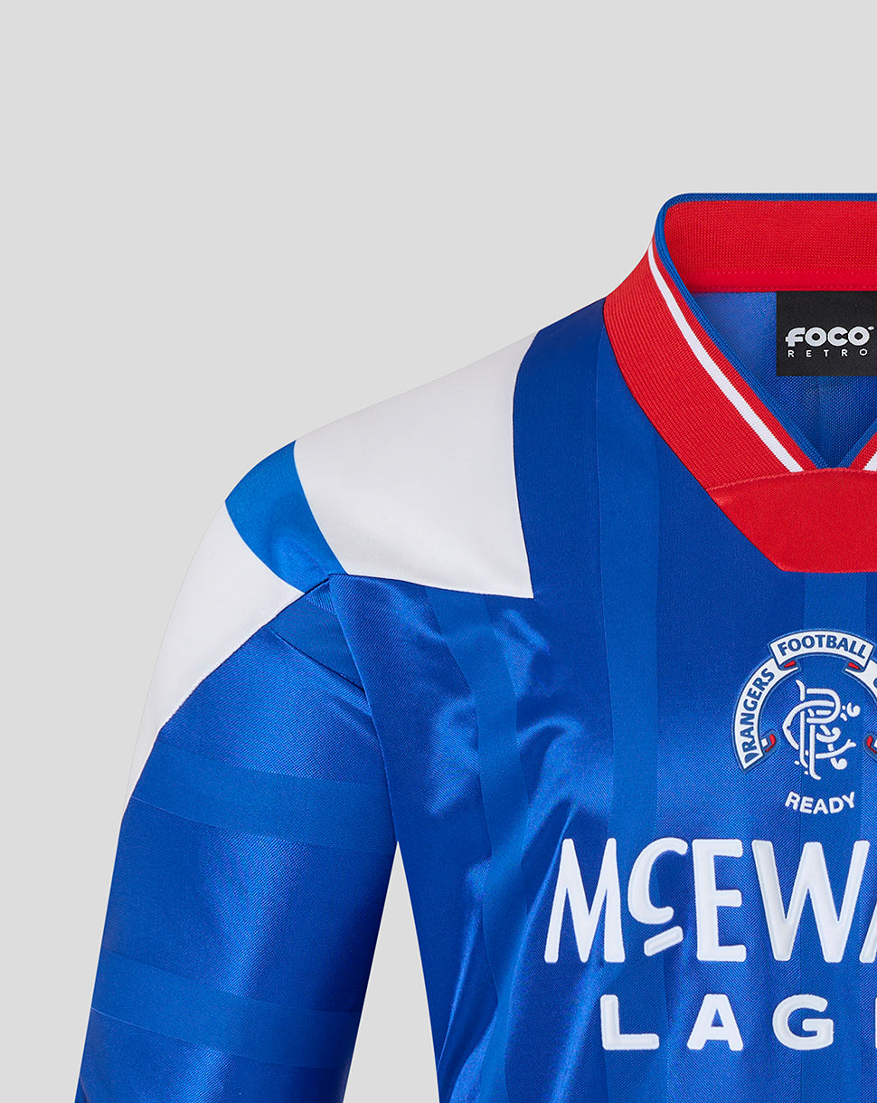 Rangers Unisex Retro 1992-94 Thuis Shirt - Zwart