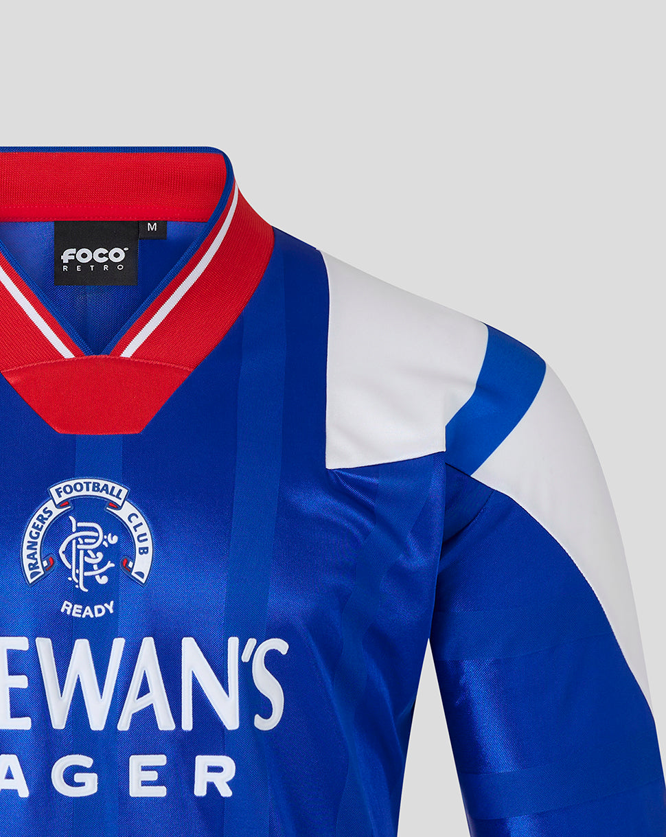 Rangers Unisex Retro 1992-94 Thuis Shirt - Zwart
