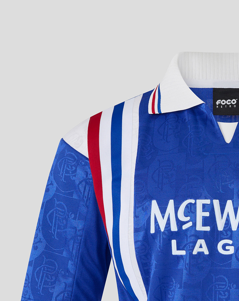 Rangers Unisex Retro 1996-97 Heim Trikot - Blau