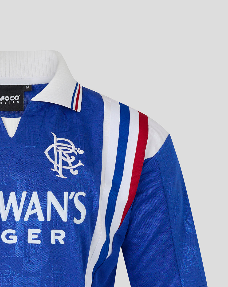 Rangers Unisex Retro 1996-97 Heim Trikot - Blau