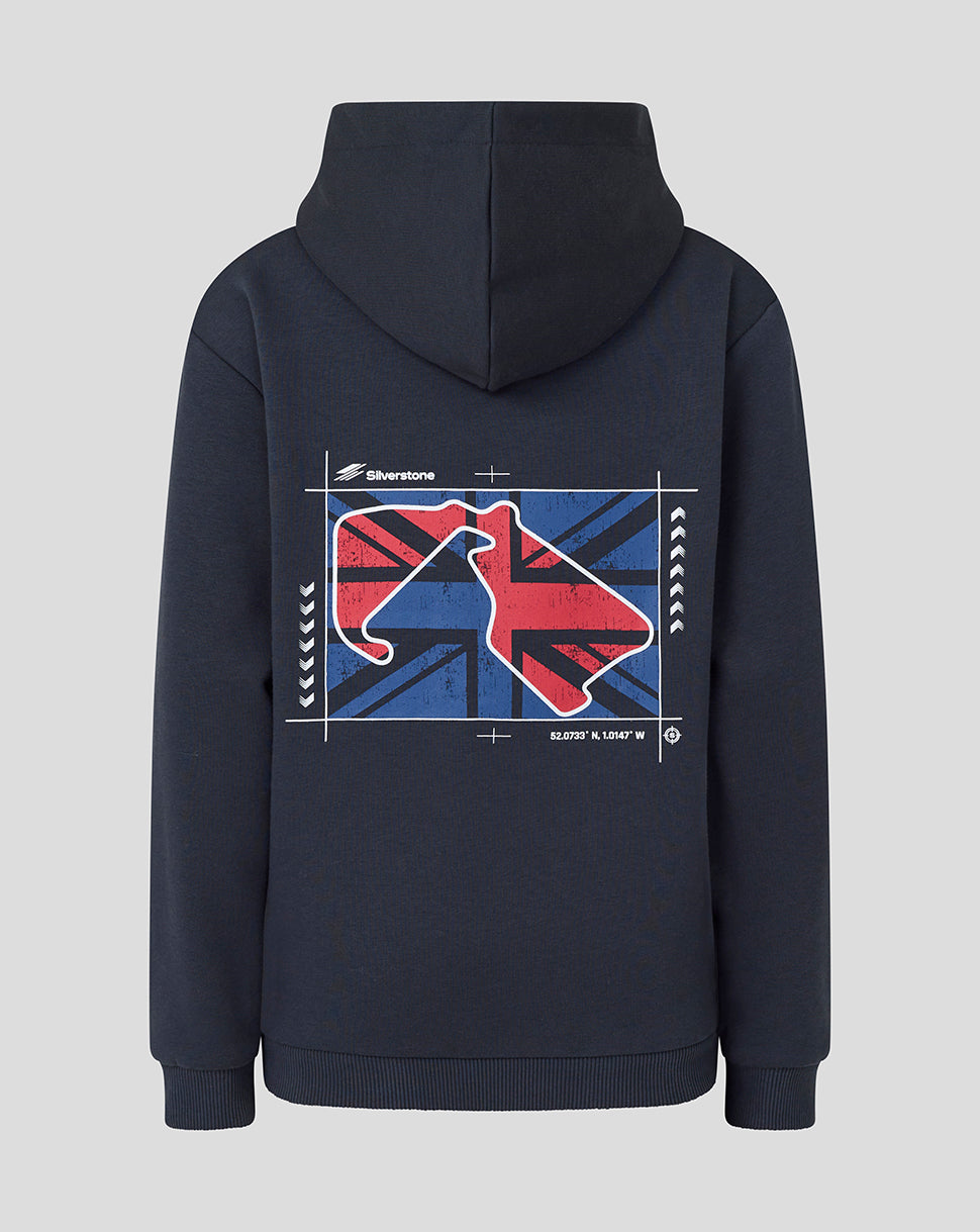 Silverstone Junior British Injection Hoodie – Dunkelmarineblau - Dunkles Marineblau