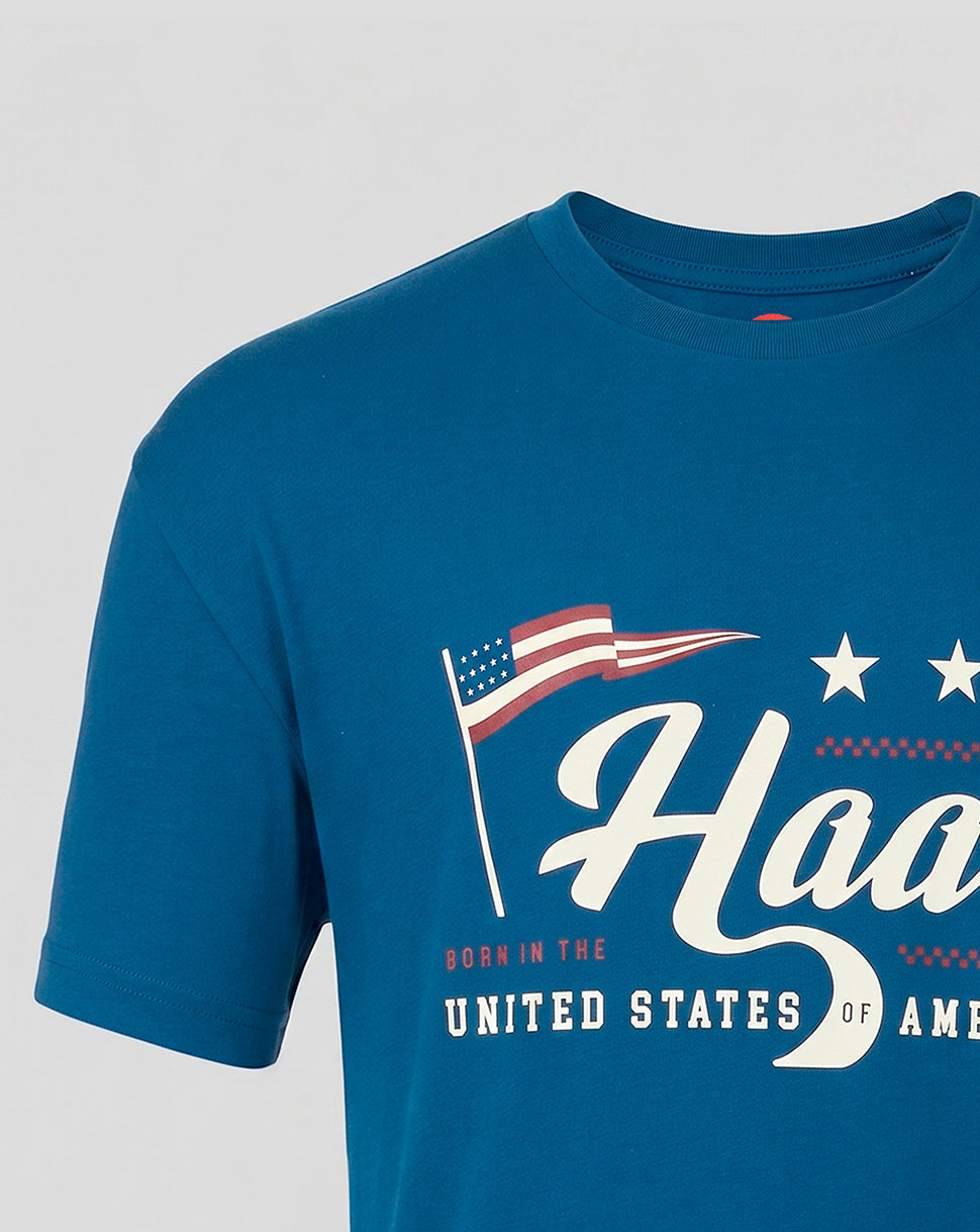 Bandera Official Haas Team Unisex USA Camiseta – Poseidón - Poseidon