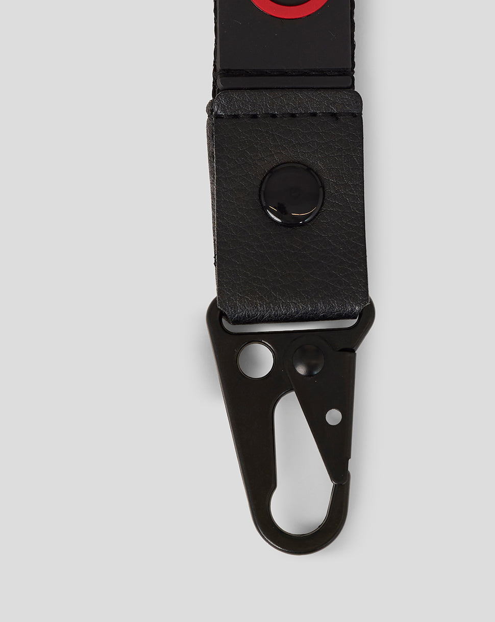 Official Haas Team Lanyard - Black - Black